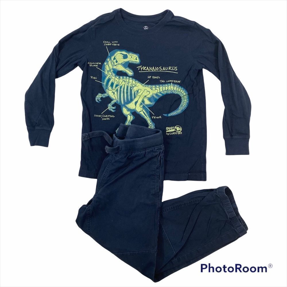 Boys Lands End Kids Two Piece Outfit Size 7